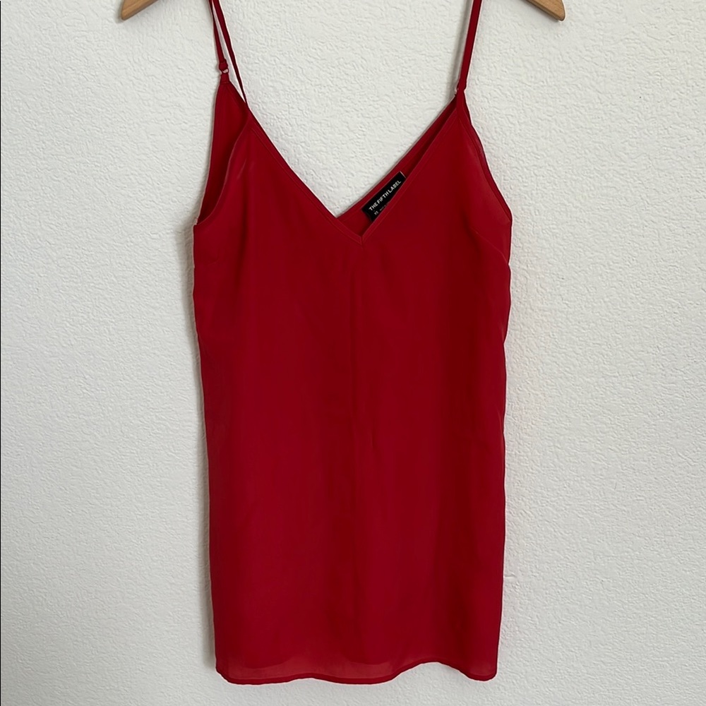 Express Red Spaghetti Strap Dress